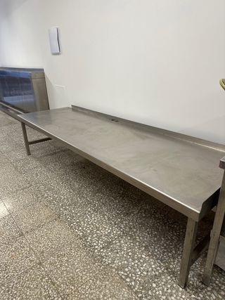 mesa fria cocina inox