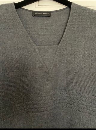 Vestido gris marca Purificación García talla 38