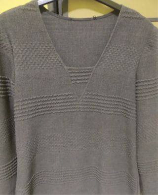 Vestido gris marca Purificación García talla 38