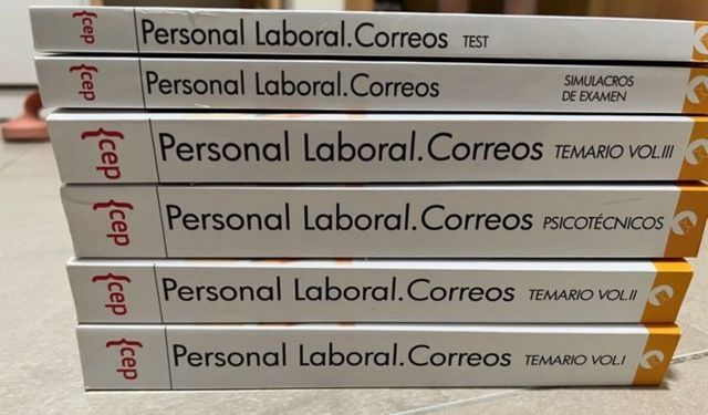 6 libros oposiciones correos