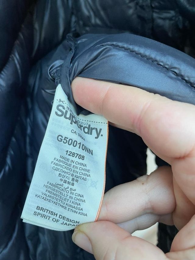 Giubbotto giacca imbottita superdry