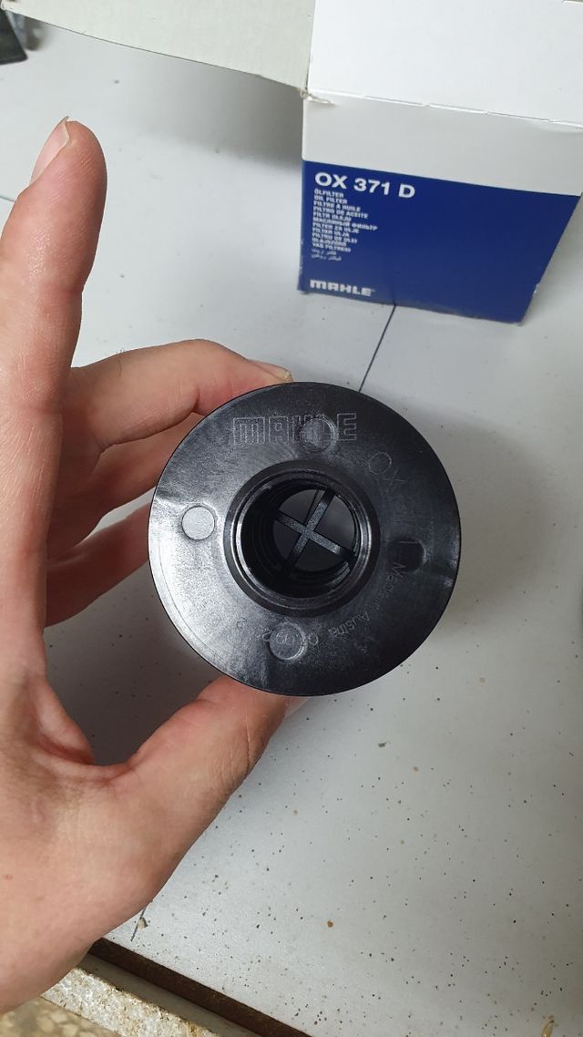 Filtro aceite fiat panda 1.3JTD MAHLE OX371D