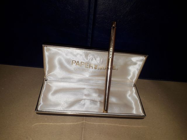 Penna Papermate satinata gold anni 70