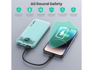 PowerBank PD 22.5W QC 4.0 Carga Rápida 10800mAh