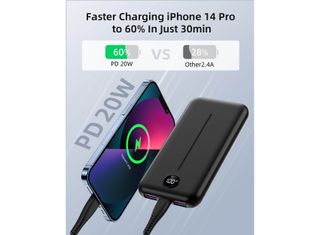 PowerBank PD 22.5W QC 4.0 Carga Rápida 10800mAh