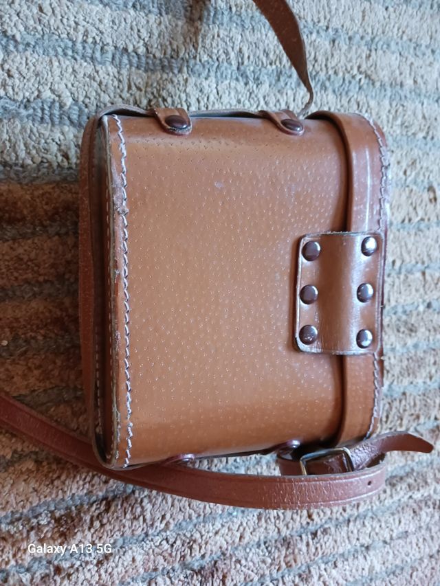 Funda de prismáticos vintage