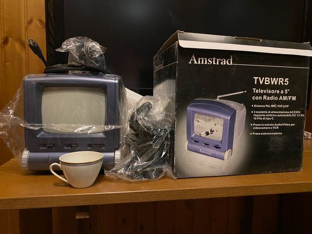 televisore 5” a tre alimentazioni