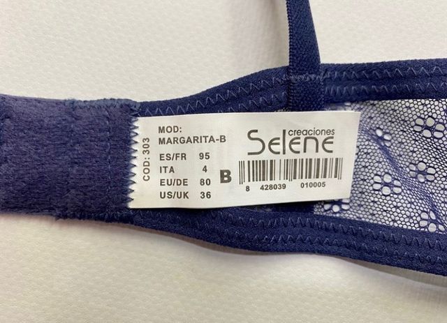 Sujetador MARGARITA SELENE Talla 95 B