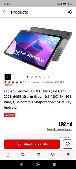 lenovo tab m10+ 3rd snapdragon 680