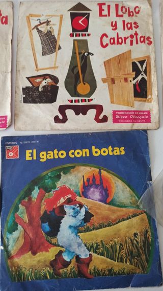 6 Vinilos cuentos 1973