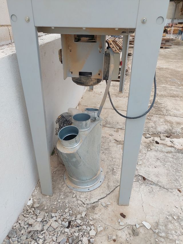 Maquina aspiracion madera