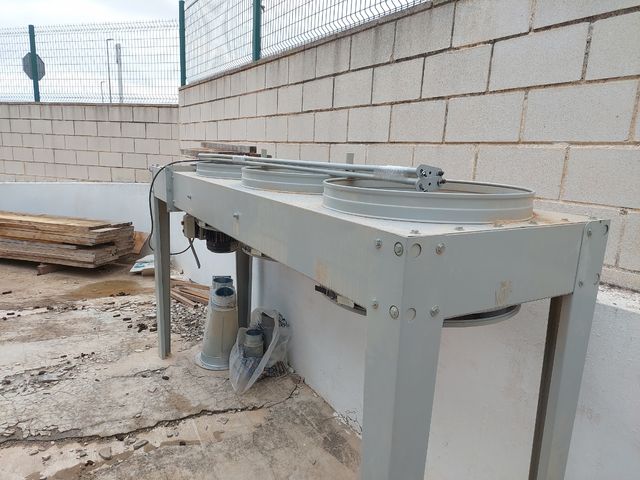 Maquina aspiracion madera