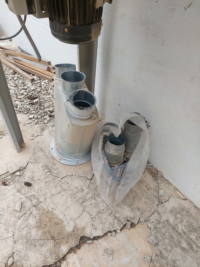 Maquina aspiracion madera