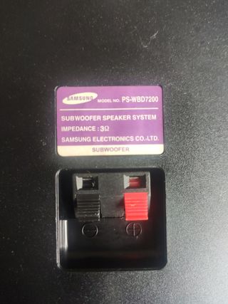 Casse e Subwoofer passivo 3 ohm Samsung