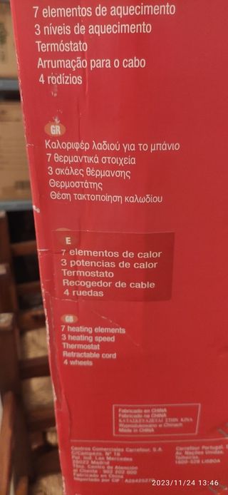 Calefactor aceite 1500 w