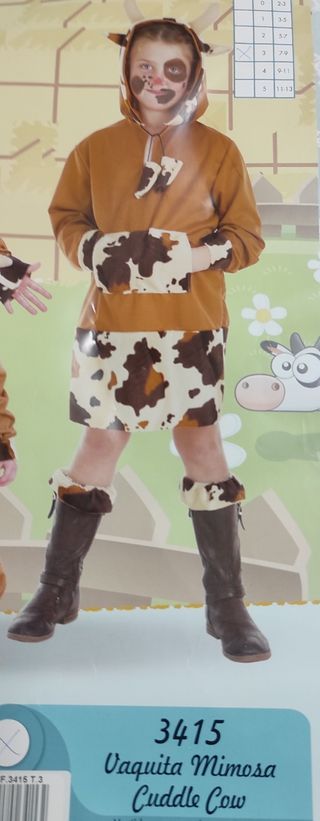 Disfraz Vaquita Mimosa niña T/7-9 años.