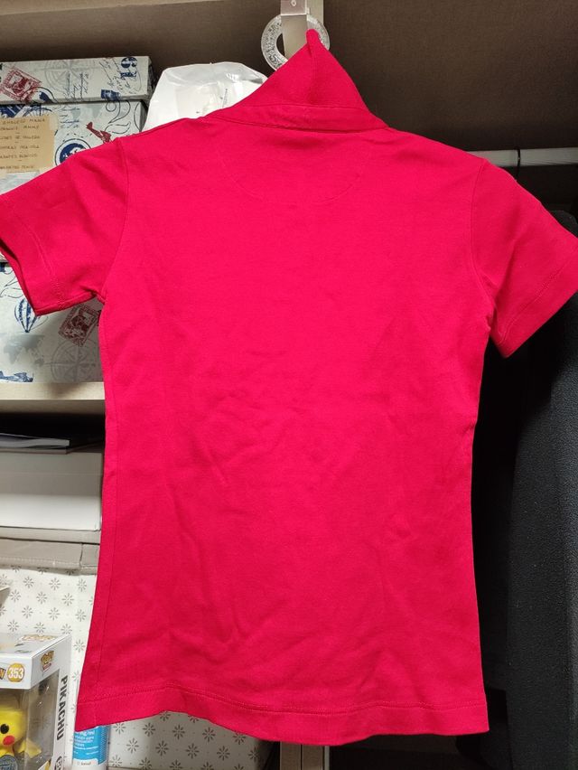 Polo rojo Burberry