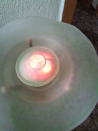 Humificador  con pie y luces