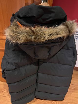 Parka invierno hombres plumas