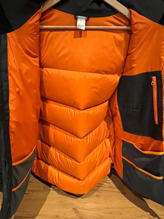 Parka invierno hombres plumas
