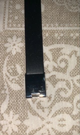 Bracciale uomo acciaio e caucciù 