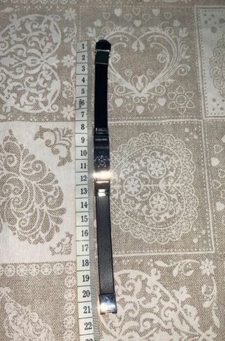 Bracciale uomo acciaio e caucciù 