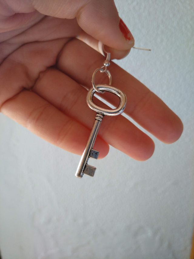 Pendientes llaves handmade