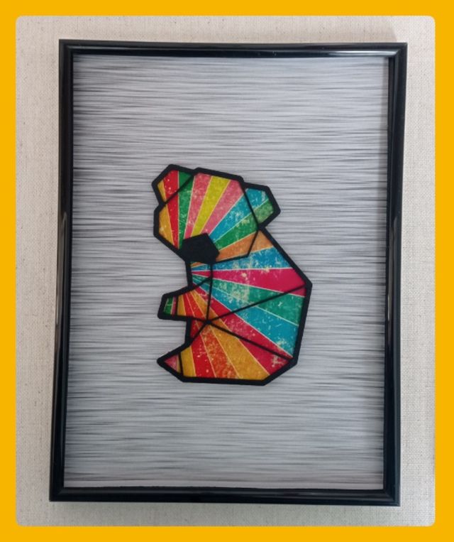 Cuadro con animal impreso en 3d. Muchos modelos.