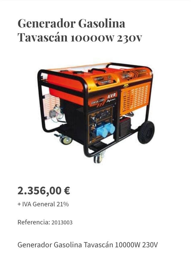 Generador eléctrico 