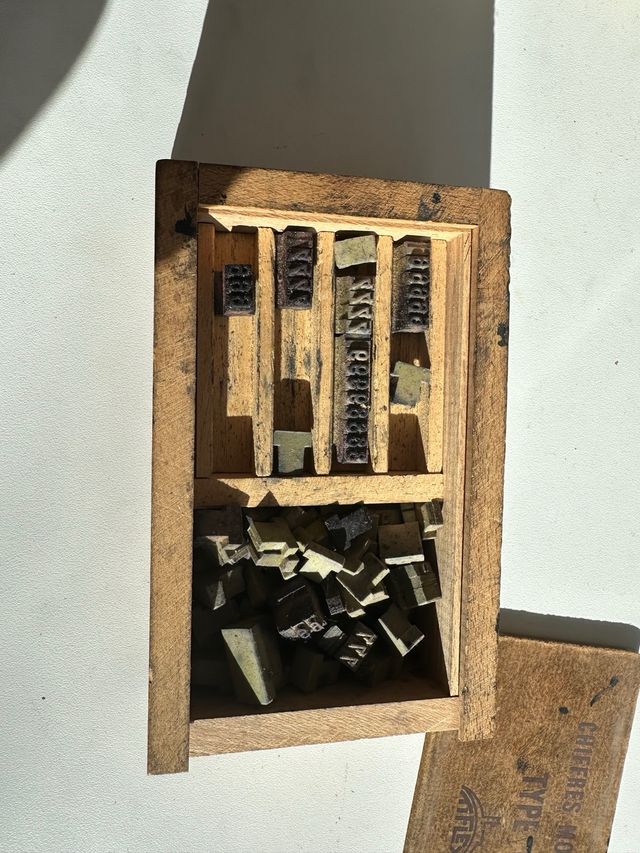 numeros tipografía de imprenta