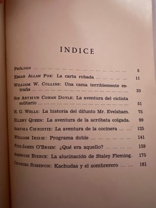 Relatos de Intriga y Terror