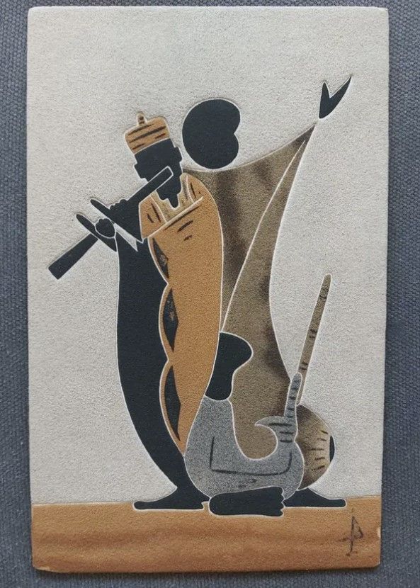 Pinturas de arena de Senegal 