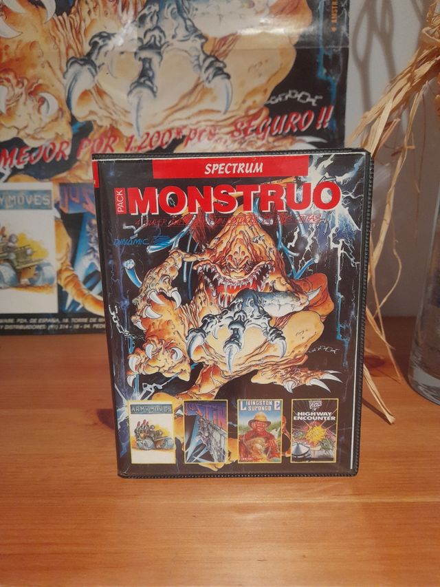 PACK MONSTRUO + POSTER ZX SPECTRUM (FUNCIONAN)