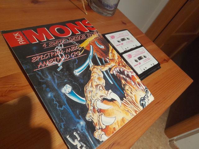 PACK MONSTRUO + POSTER ZX SPECTRUM (FUNCIONAN)