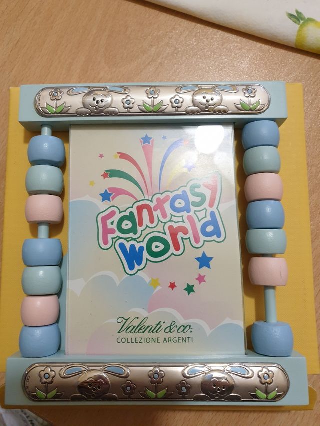 Portafoto in argento per bambino/a