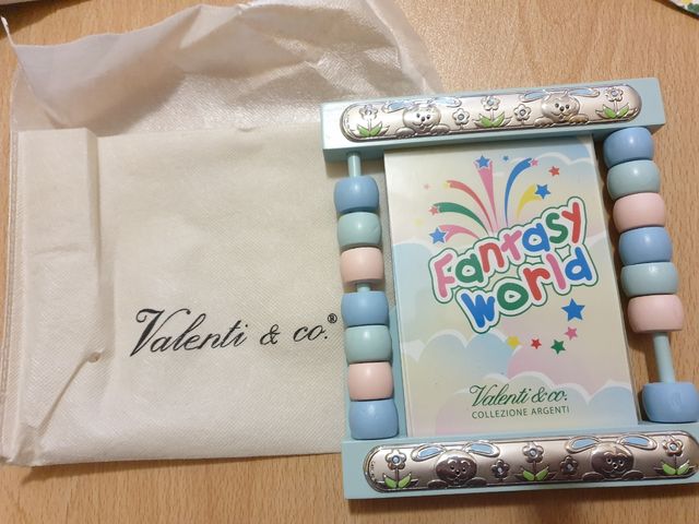 Portafoto in argento per bambino/a