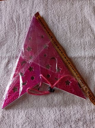 Grande stella lucida,fuxia da appendere