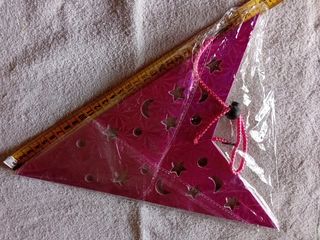 Grande stella lucida,fuxia da appendere