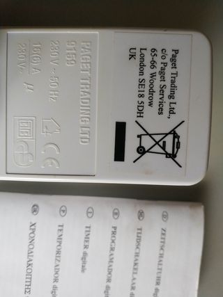 Programador electronico digital diario