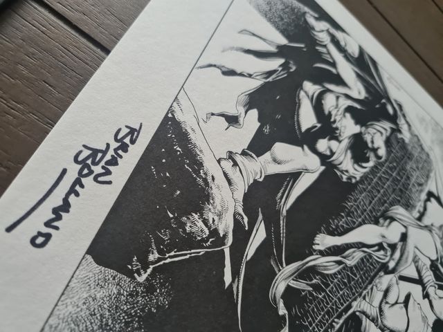 Brian Bolland lámina firmada