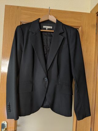 Chaqueta negra de vestir Zara