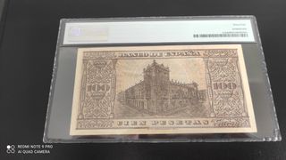 Billete 100 Pesetas 1938 PMG 64