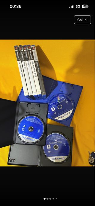 5 giochi ps2 in ottimo stato piu 4 demo 4€ l’uno