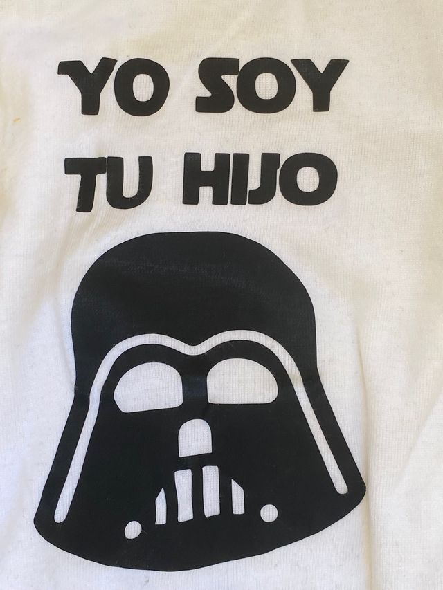 Pack Camiseta adulto y body bebe Darth Vader