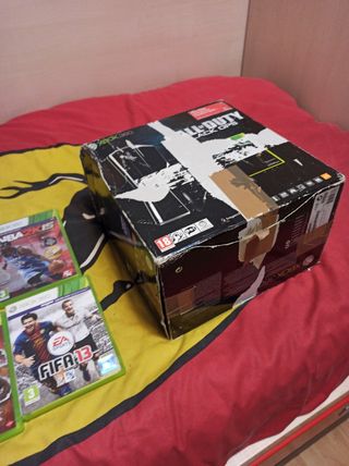 Xbox 360 + 3 mandos + 8 juegos