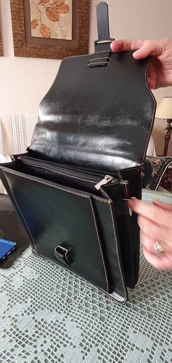 cartera piel documentos