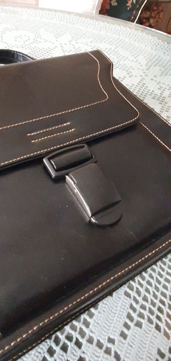 cartera piel documentos
