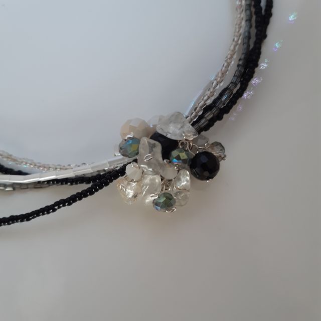 Collana donna con cristalli