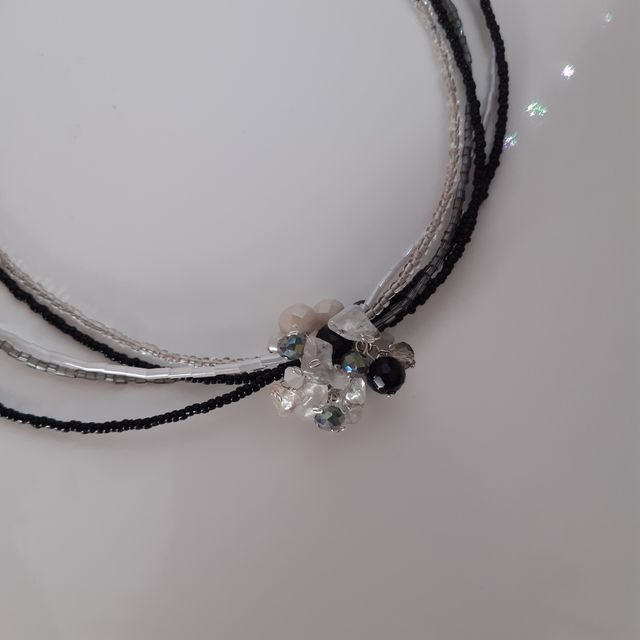 Collana donna con cristalli