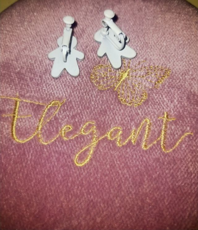 Pendientes forma galletas de jengibre